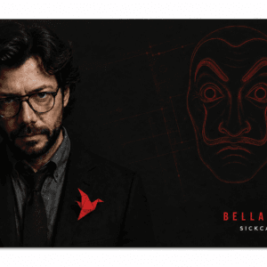 Bella Ciao Heist Card Skin – Red Mask Edition