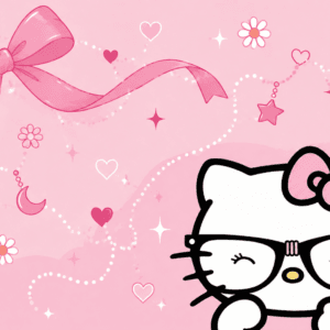 Hello Kitty Pink Aesthetic Card Skin – Bow Edition