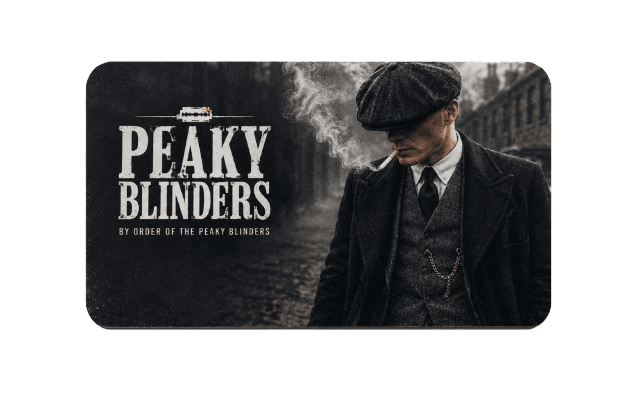 Peaky Blinders Card Skin – Tommy Shelby Edition metro card skin — front view