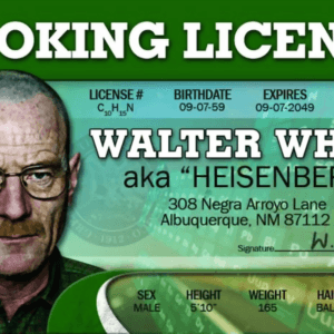 Walter White Cooking License Card Skin – Heisenberg Edition